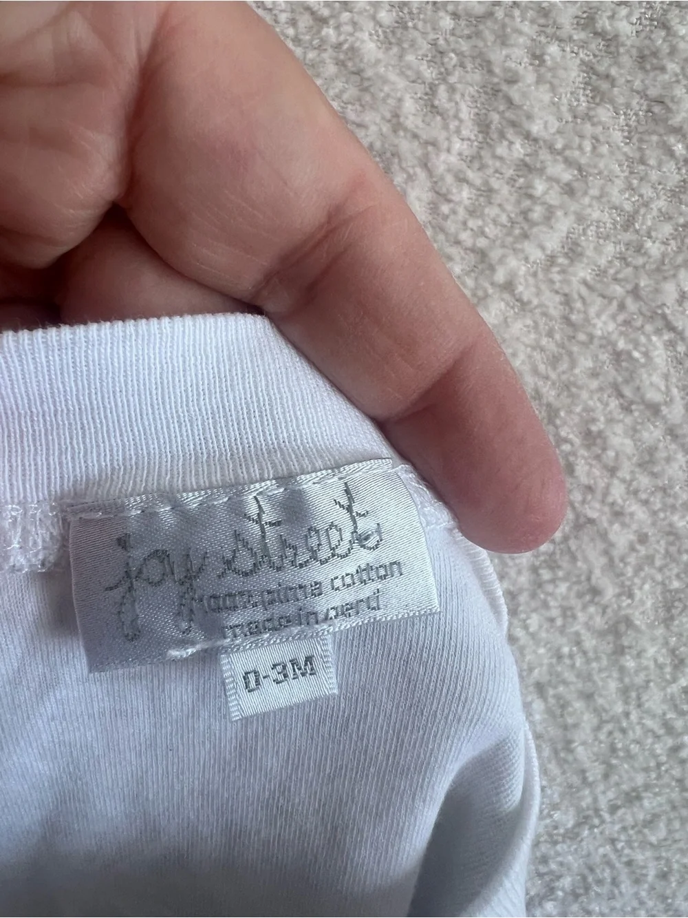 Joy‎ Street Baby 100% Pima Cotton One Piece Chicago Pajamas Size 0-3 Months